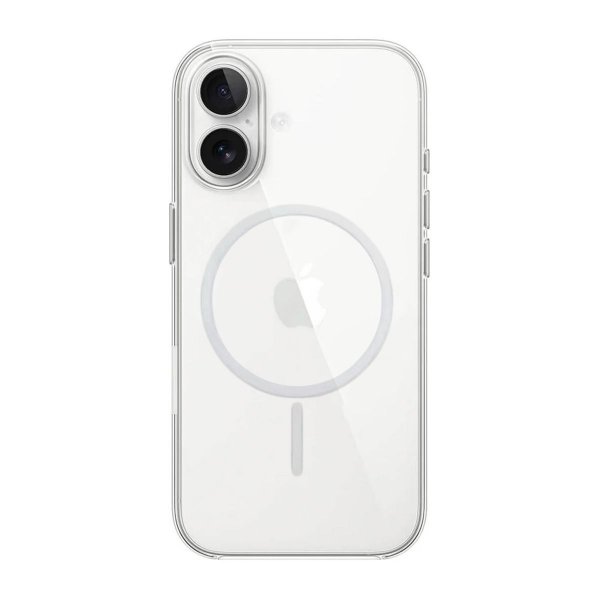 iPhone 16 Kuori MagSafe TPU Läpinäkyvä
