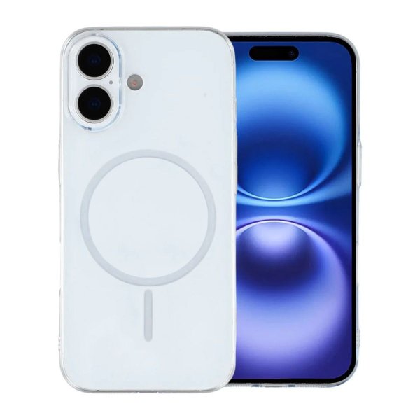 iPhone 17 Kuori TPU MagSafe Läpinäkyvä