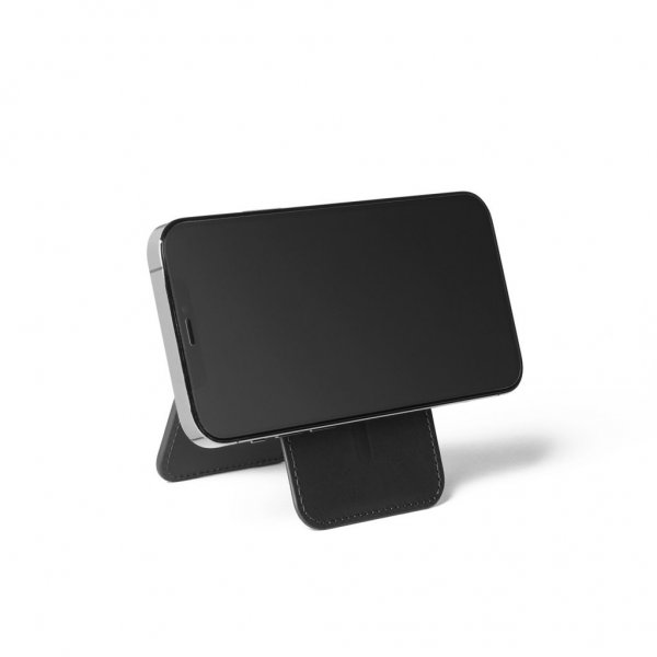 Mujjo korttikotelo MagSafe Wallet Stand Musta