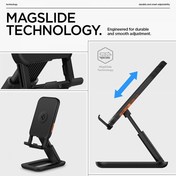 Spigen Magslide-puhelinteline, musta