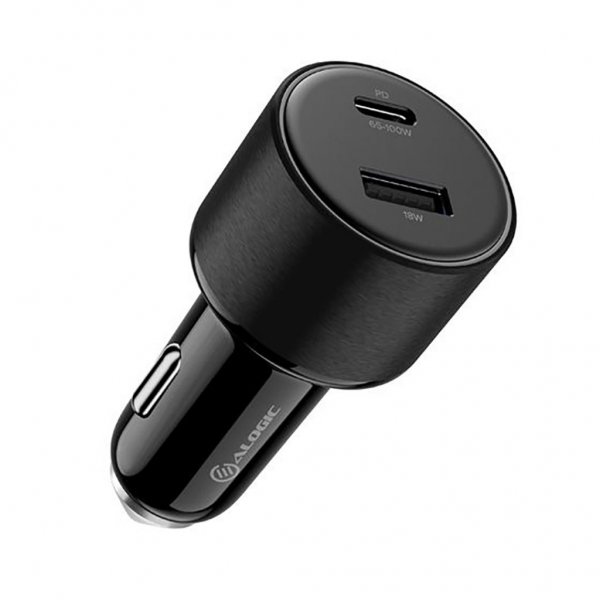 ALOGIC Rapid Power 100W Autolaturi 1 X USB-C & 1 X USB-A