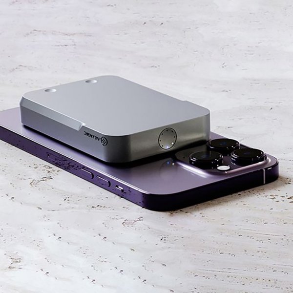 ALOGIC Matrix Universal Magnetic Power Bank 5000 mAh MagSafe Musta