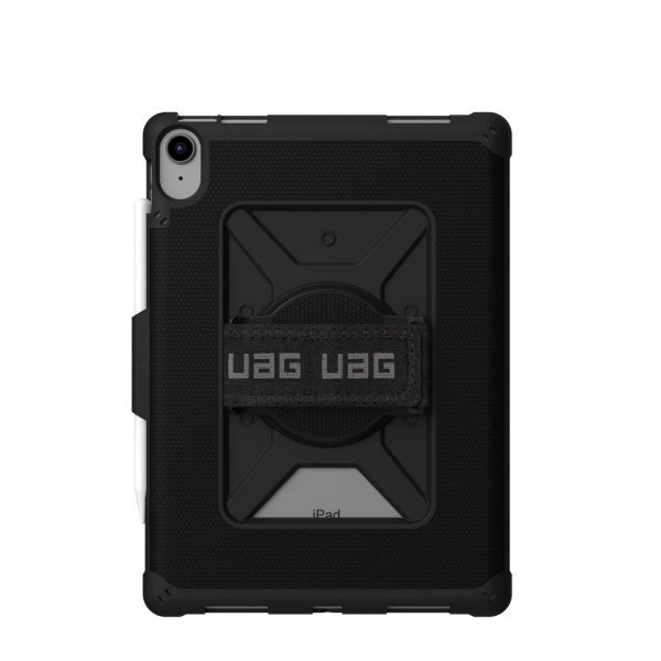 Urban Armor Gear (UAG) iPad 10.9 (gen 10)/iPad 11 (A16) Suojakotelo Metropolis Hand Strap Musta
