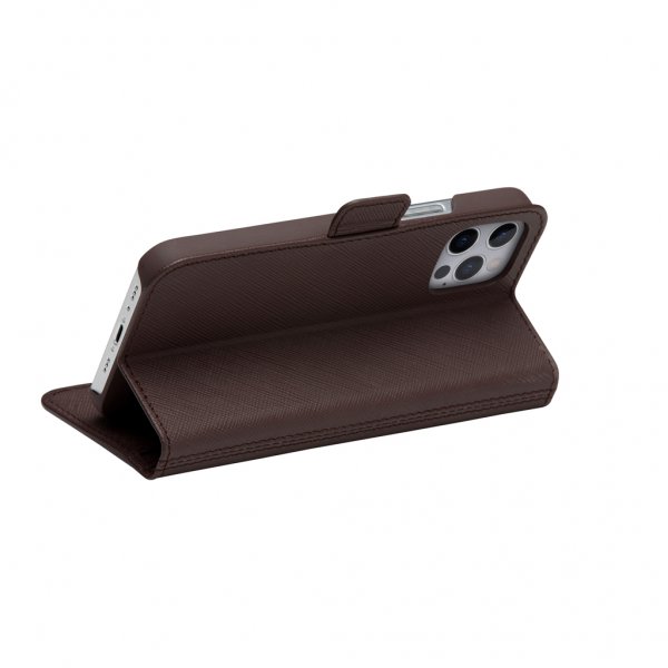 dbramante1928 iPhone 12/iPhone 12 Pro Kotelo Milano Dark Chocolate