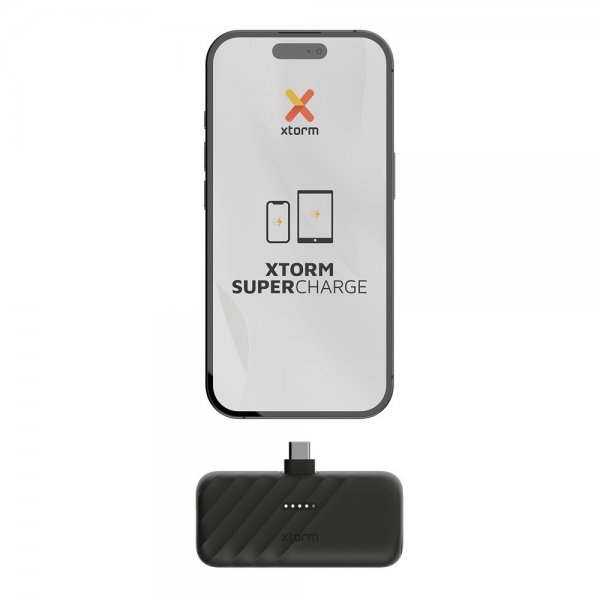 Xtorm Mini Powerbank Go2 PowerShot 5000 mAh USB-C 20W, musta