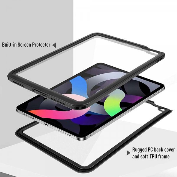 Armor-X iPad Air 10.9 (gen 4/5) Suojakotelo IP68 Vedenkestävä Iskun- ja Pölynkestävä