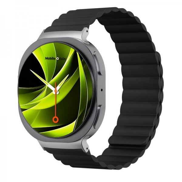 Mobile Origin Samsung Galaxy Watch 8 40/44mm/Classic 46mm ranneke Easy Strap musta