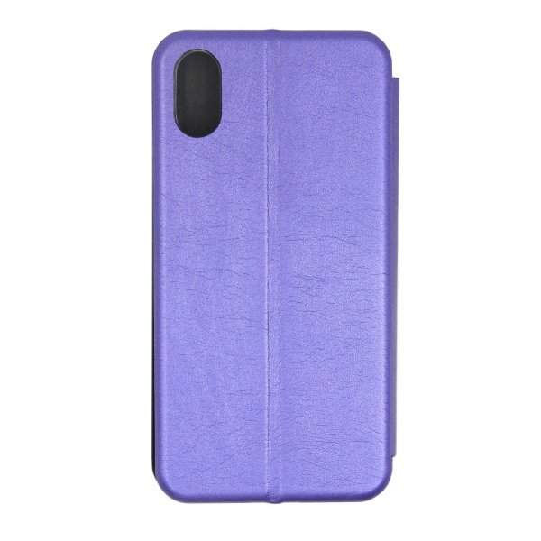 iPhone X/iPhone Xs -kotelo jalustalla, violetti