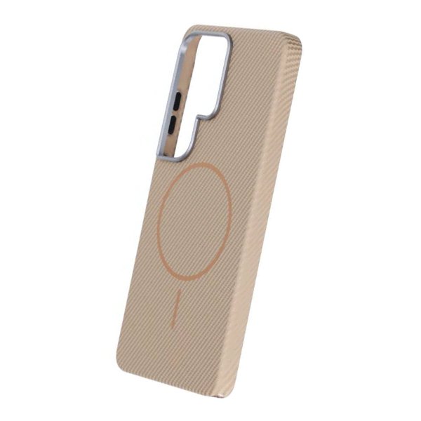 Samsung Galaxy S26 Ultra Kuori Hiilikuitukuvio Magsafe Kulta