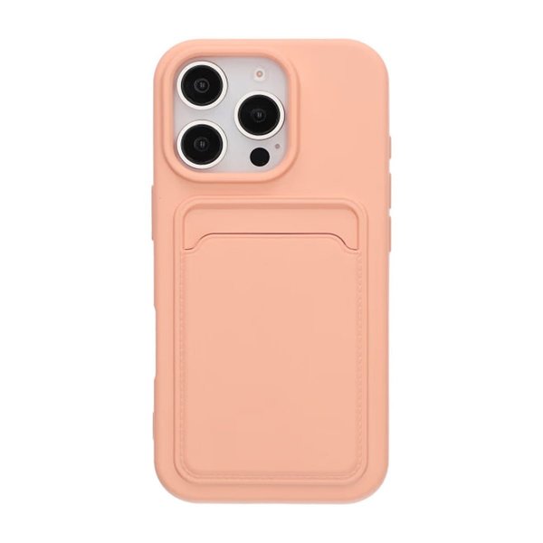 iPhone 16 Pro Kuoret Korttipidike Pinkki