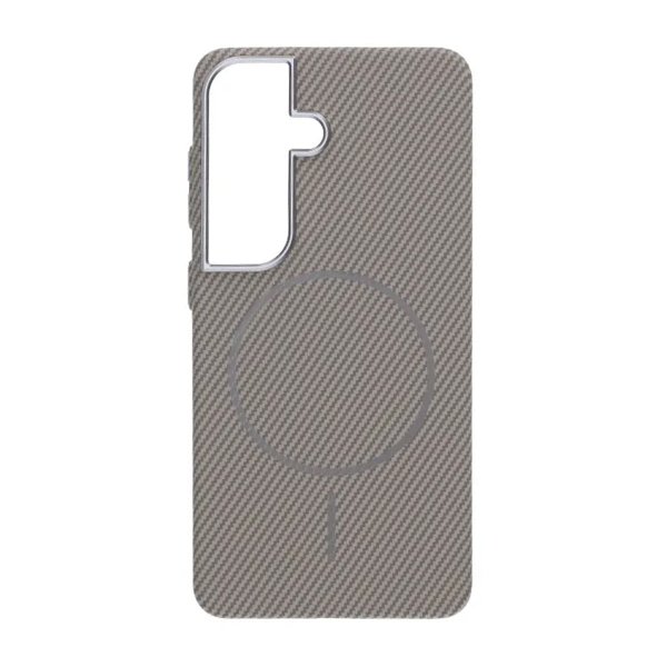 Samsung Galaxy S26 Kuori Hiilikuitukuvio Magsafe Harmaa