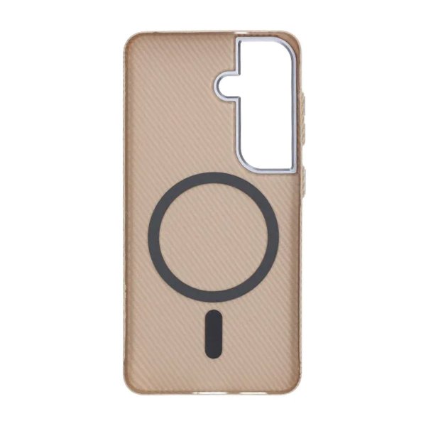 Samsung Galaxy S26 Kuori Hiilikuitukuvio MagSafe Kulta