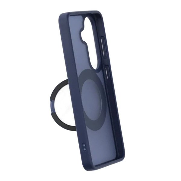Samsung Galaxy S26 Kuori Pyörivä MagSafe-jalusta Sininen