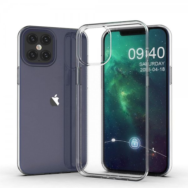 iPhone 12/iPhone 12 Pro Kuori Iskunkestävä TPU Läpinäkyvä