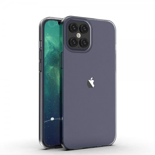 iPhone 12/iPhone 12 Pro Kuori Iskunkestävä TPU Läpinäkyvä