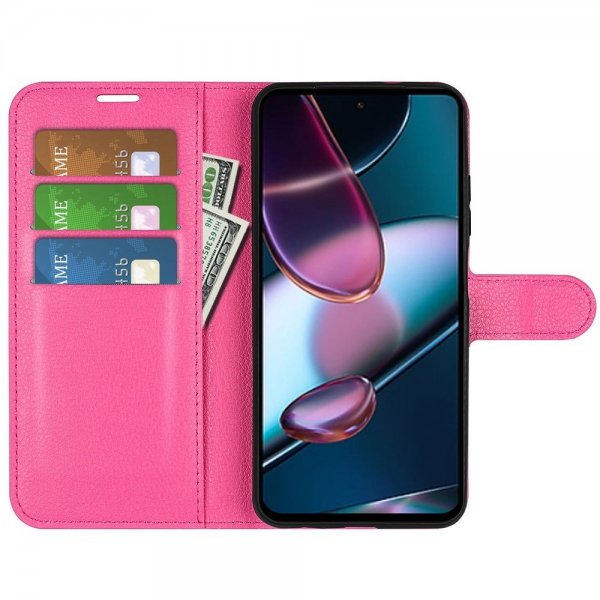 Motorola Edge 30 Suojakotelo Litsi Magenta