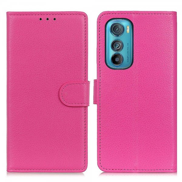 Motorola Edge 30 Kotelo Korttipaikka Magenta