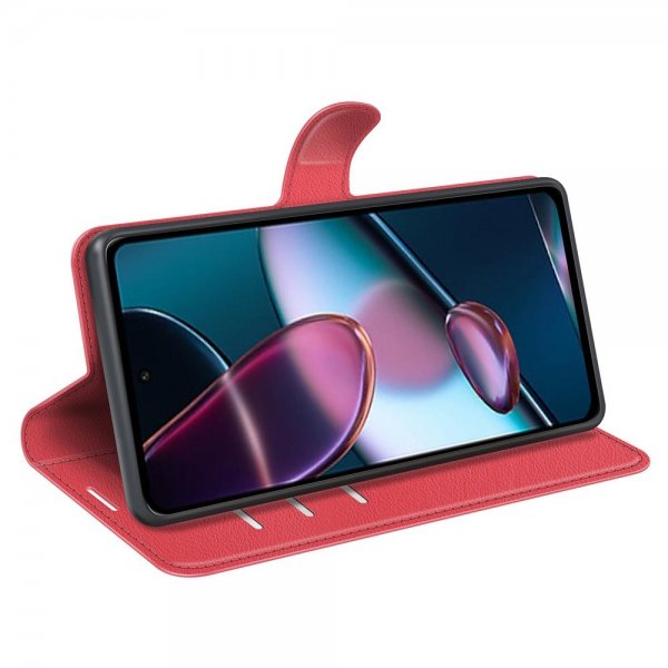 Motorola Edge 30 Suojakotelo Litsi Punainen