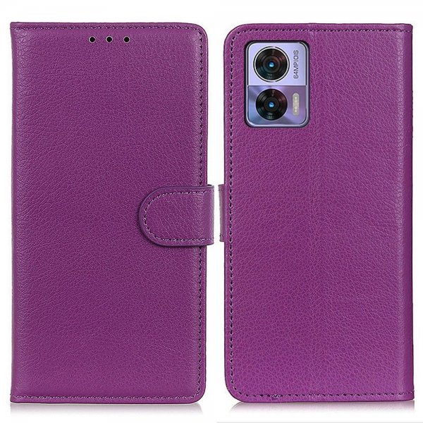 Motorola Edge 30 Neo -lompakkokotelo Litsi Violetti