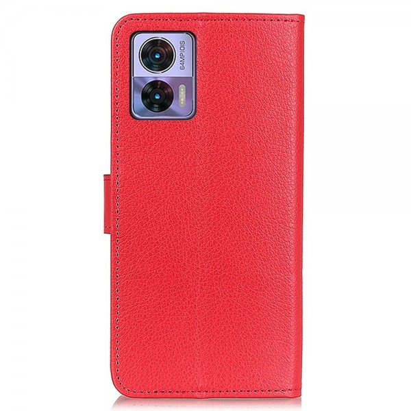 Motorola Edge 30 Neo Kotelo Litsi Punainen