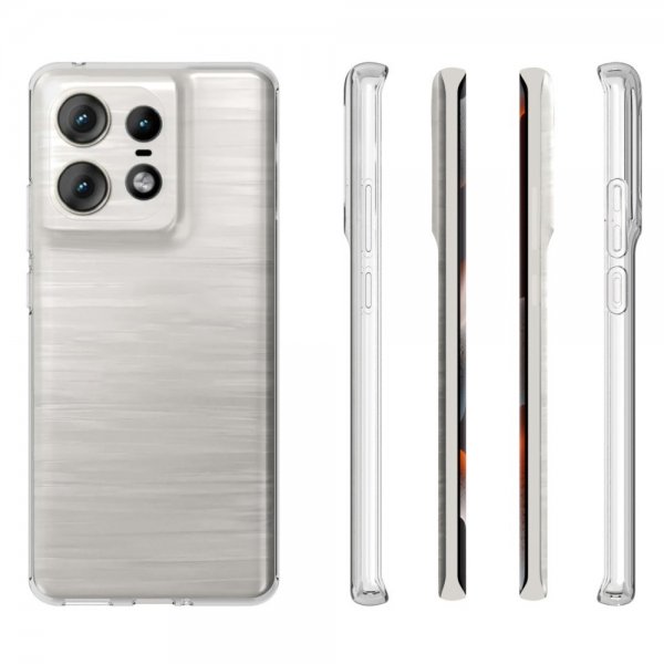 Motorola Edge 50 Pro Kuori Pehmeä Muovi Läpinäkyvä