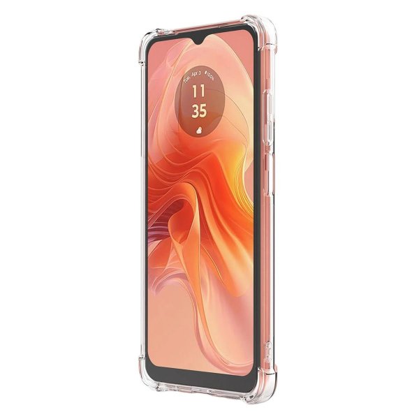Motorola Moto G04/Moto E14 Kuoret Iskunkestävä Läpinäkyvä