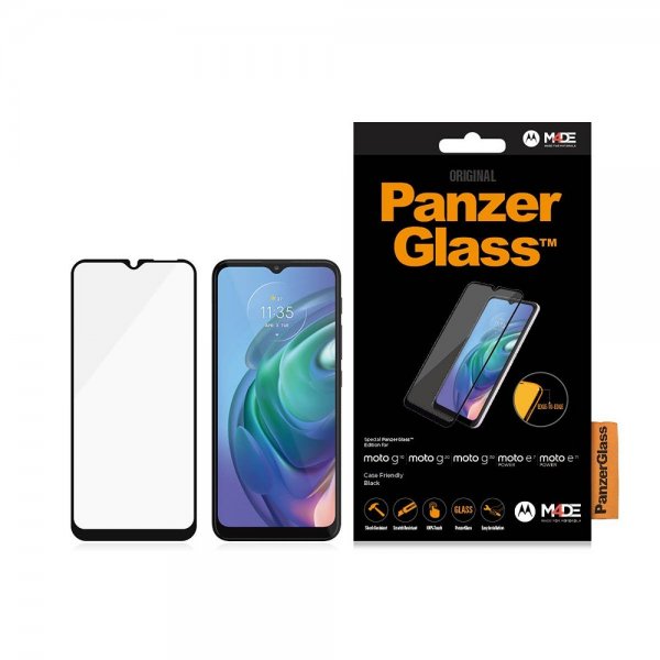 PanzerGlass Motorola Moto G10/G20/G30/E7 Power/E7i Power -näytönsuoja, reunasta reunaan