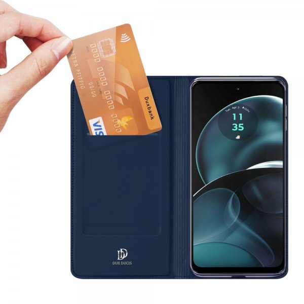 Dux Ducis Motorola Moto G14 Kotelo Skin Pro Series Sininen