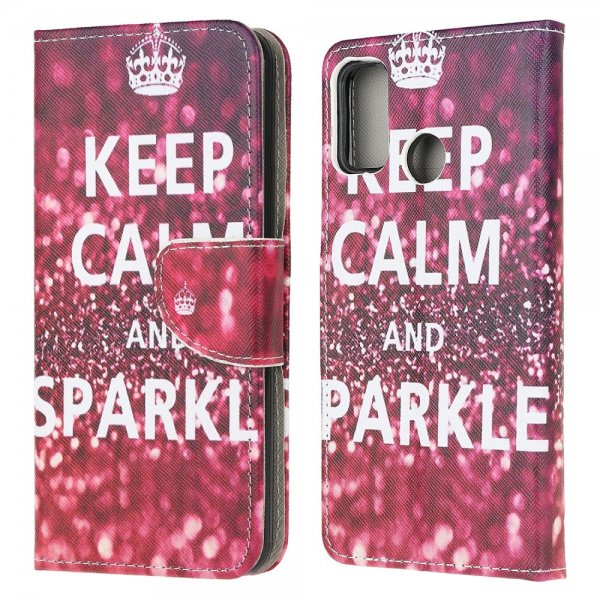 Motorola Moto G30 Kuoret Keep Calm and Sparkle