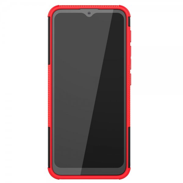 Motorola Moto G30 Kuori Rengaskuvio Jalustatoiminto Punainen