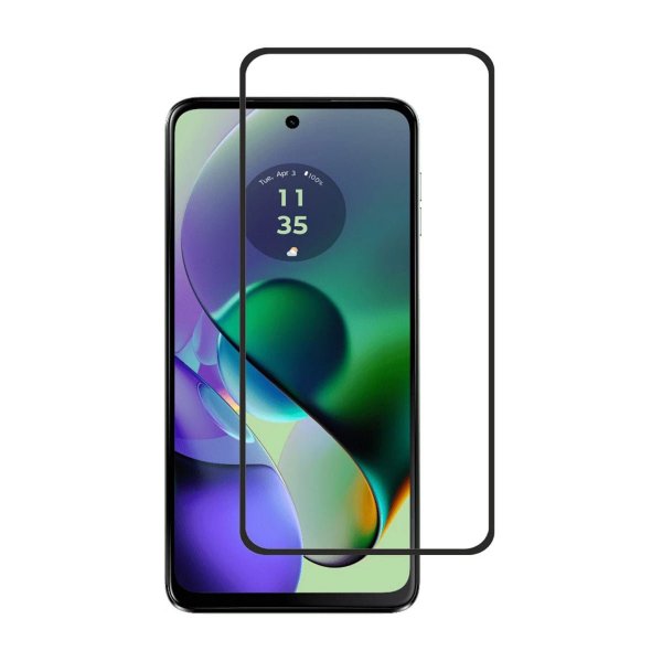 Motorola Moto G54 Näytönsuoja Karkaistu Lasi Kokopeittävä