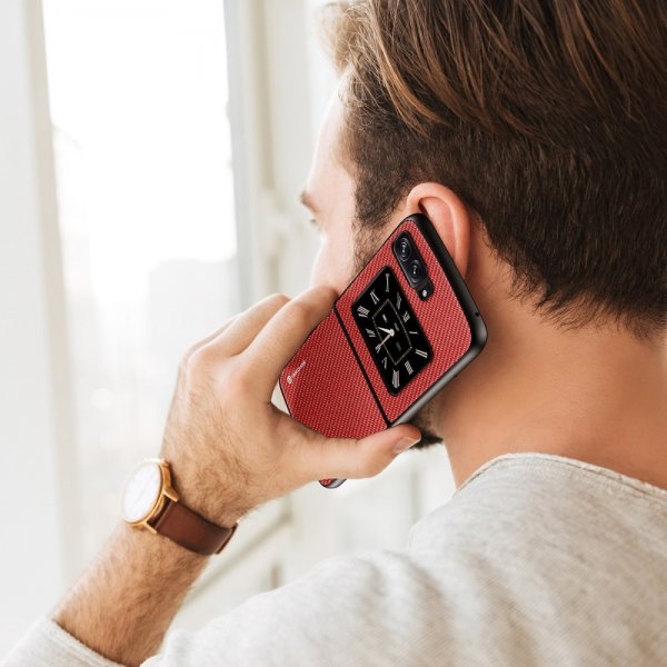 Dux Ducis Motorola Razr 2022 5G Kuori FINO Series Punainen