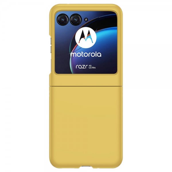 Motorola Razr 40 Ultra Kuoret Erittäin Ohut Keltainen