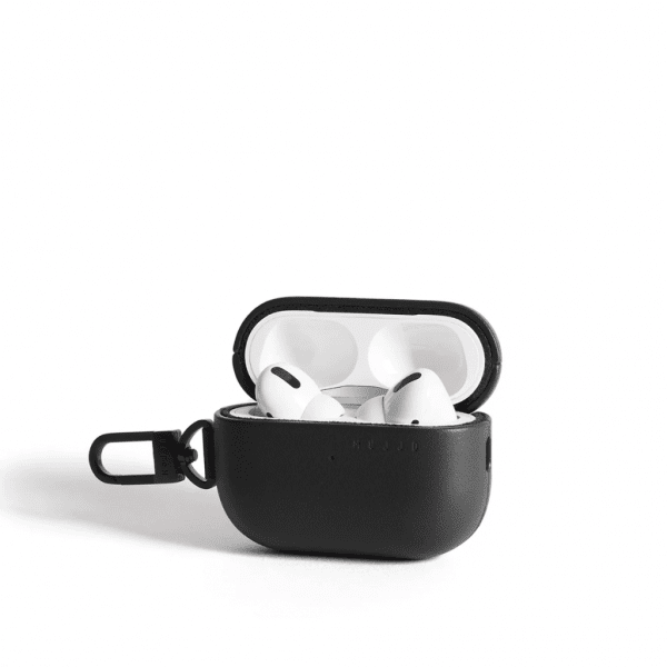 Mujjo AirPods Pro 2 Echelon -suojakotelo, musta