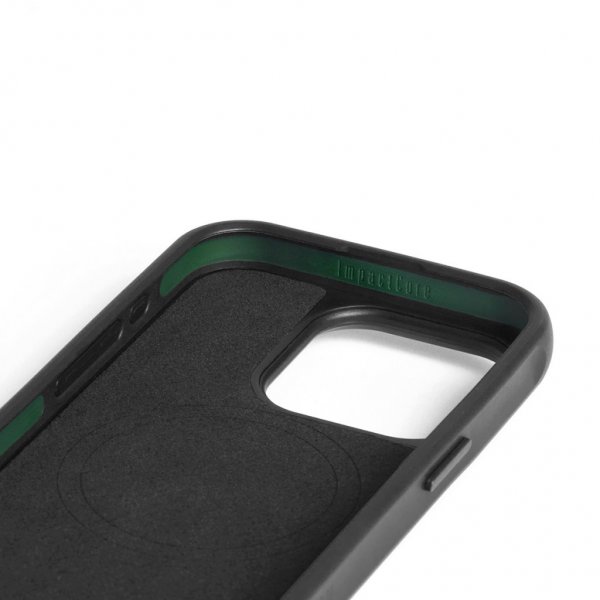 Mujjo iPhone 15 Pro -suojakuori, Shield Case, musta