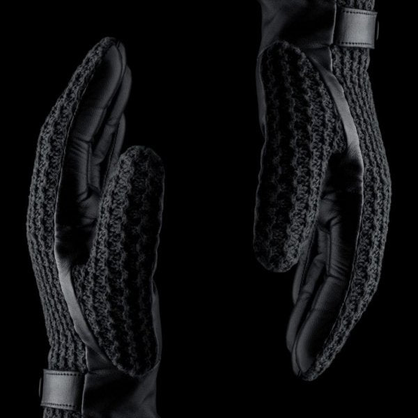 Mujjo Leather Crochet -kosketusnäyttökäsineet, koko 8.5