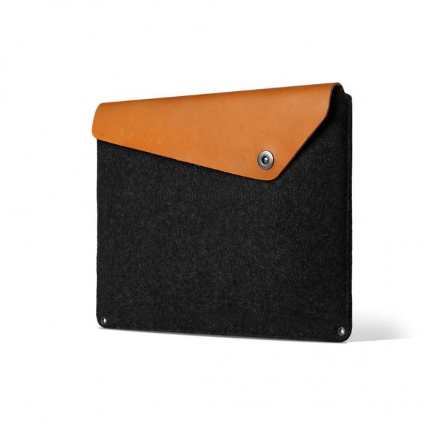 Mujjo MacBook Sleeve 16" Ruskea Musta