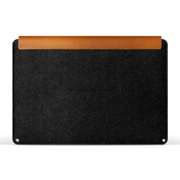 Mujjo MacBook Sleeve 16" Ruskea Musta