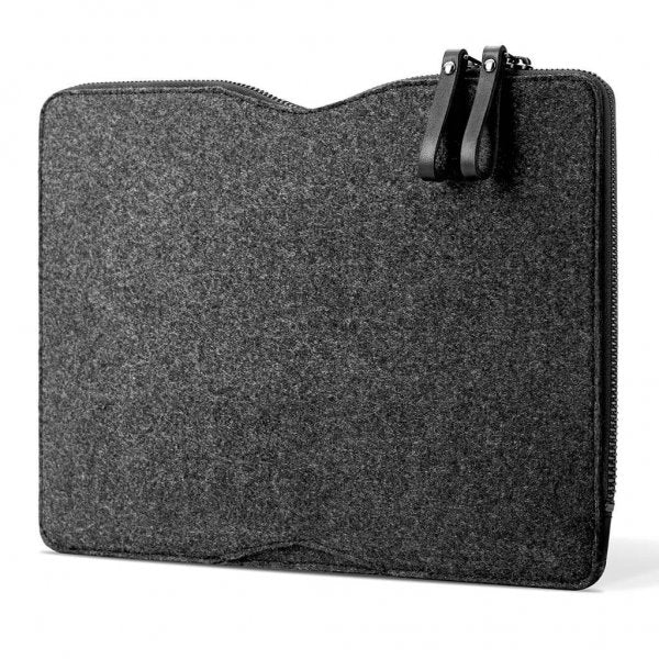 Mujjo MacBook Carry-On Folio Sleeve 12" Musta