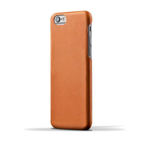 Mujjo iPhone 6/6S Nahkakotelo Tan