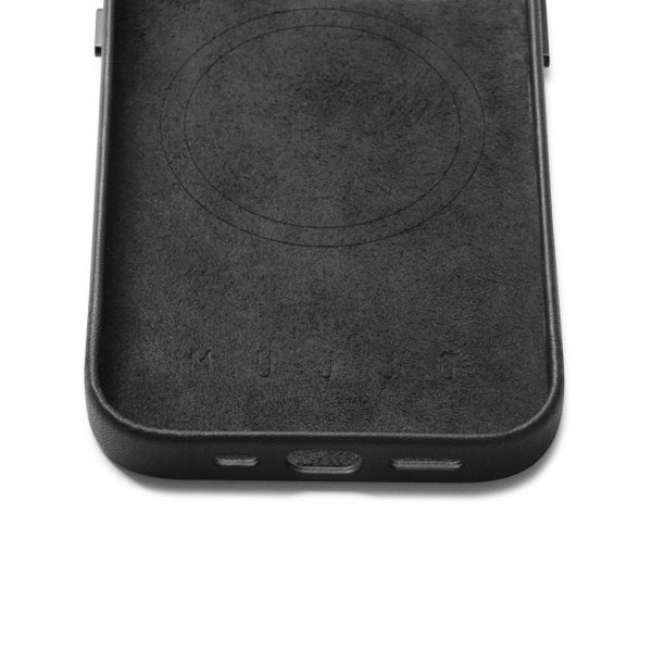 Mujjo iPhone 14 Full Leather Case MagSafe Tan