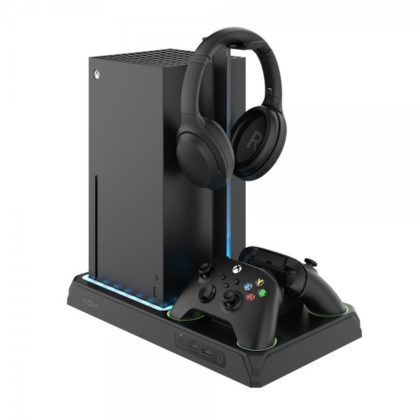 Kiinteä monitoiminen telakointiasema Xbox Series X/Series S musta