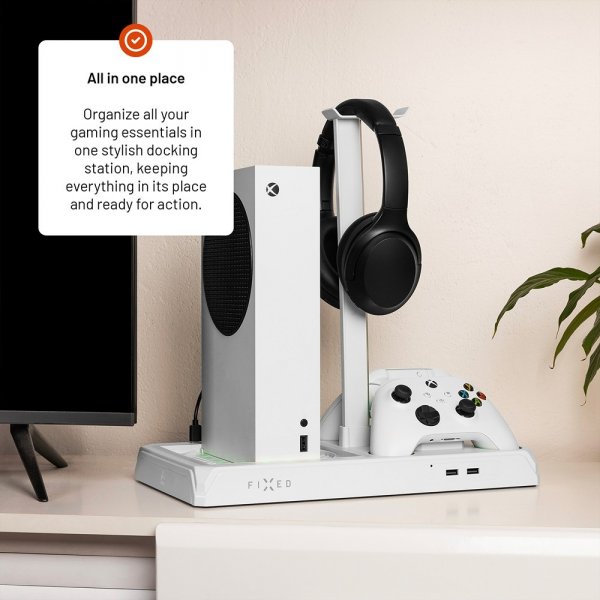 Kiinteä Monitoiminen Telakointiasema Xbox Series X/Series S Valkoinen
