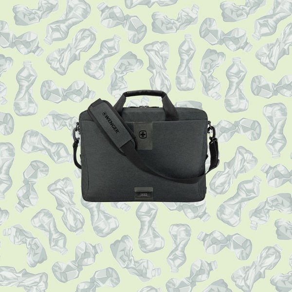 Wenger MX ECO Brief 16" kannettavan tietokoneen laukku, musta