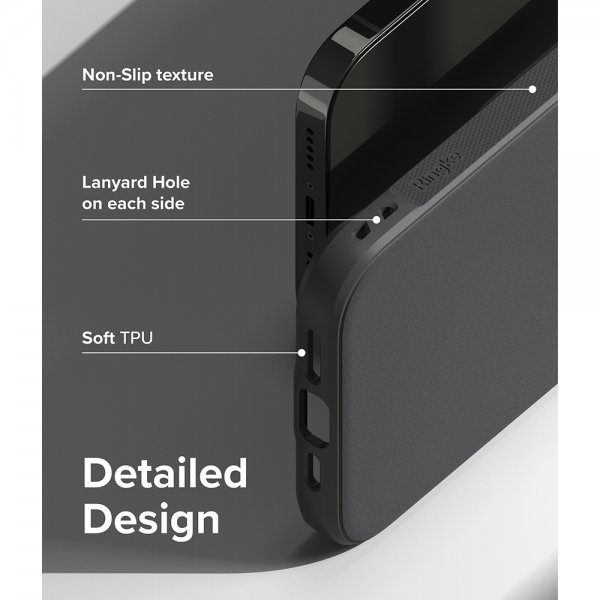 Ringke iPhone 14 Pro -suojakuori Onyx Dark Gray