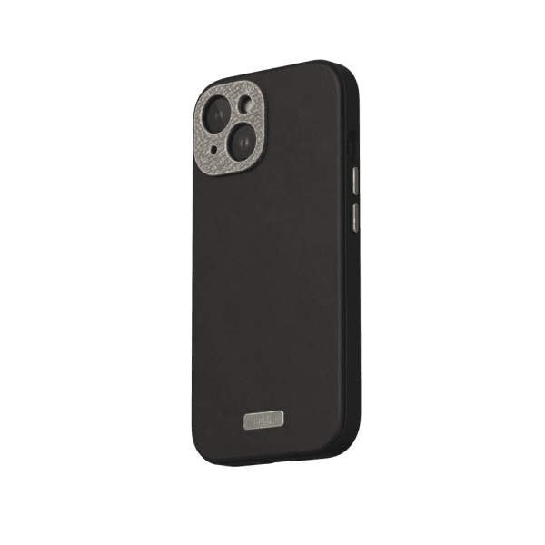 Moshi iPhone 15 Kuori Napa MagSafe Midnight Black