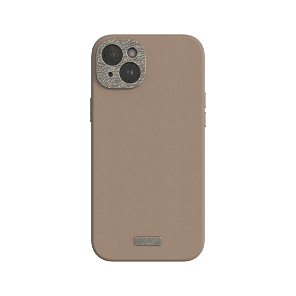 Moshi iPhone 15 Plus -suojakuori Napa MagSafe, Woodsmoke Brown
