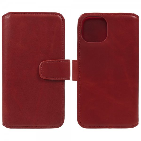 Nordic Covers iPhone 11 Kotelo Essential Leather Poppy Red