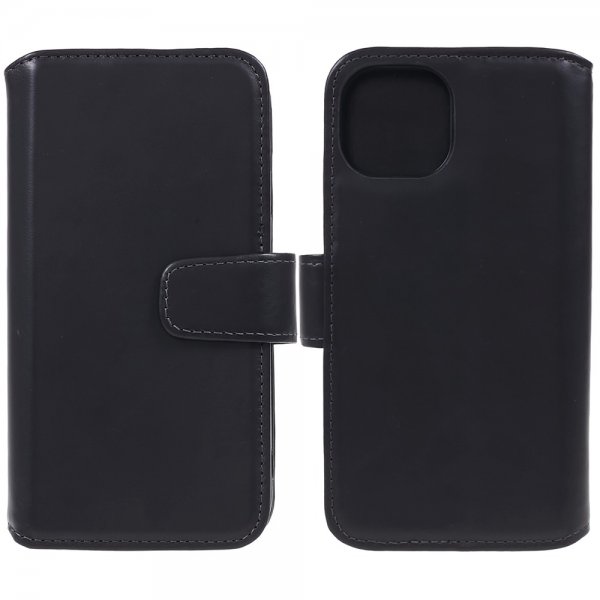 Nordic Covers iPhone 12 Mini Kotelo Essential Leather Raven Black