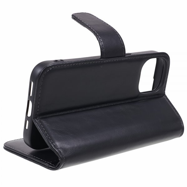 Nordic Covers iPhone 12/iPhone 12 Pro -kuori Essential Leather Raven Black